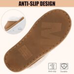 Misolin Winter Hausschuhe Damen & Herren – Weiche Plüsch Slippers mit Faux-Pelz, Rutschfest für Indoor/Outdoor