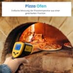 Etekcity Infrarot Thermometer -50 bis 610°C, Digital Pyrometer für Kochen, Pizzaofen & Industrie