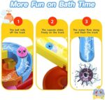 Nuheby Badewannenspielzeug Set – DIY Murmelbahn für Kinder ab 3 Jahren