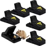 Mausefalle 6er Set – Profi Schlagfalle für Haus & Garten, wiederverwendbar
