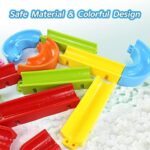 Nuheby Badewannenspielzeug Set – DIY Murmelbahn für Kinder ab 3 Jahren