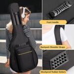CAHAYA Gitarrentasche wasserdicht gepolstert - Rucksack für 39-41 Zoll Akustikgitarren