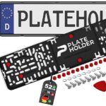 PLATEHOLDER® Premium rahmenlose Kennzeichenhalter - Auto Nummernschildhalter