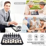 Peradix Magnetisches Schachspiel – Faltbares Schachbrett für Kinder ab 6