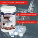 2-Phasen Reinigungstabletten für Jura Kaffeevollautomaten – 3,5g, luftdichte Dose