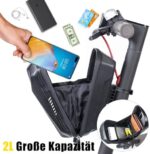 CHICLEW E-Scooter Tasche, 2L & 3L Kapazität, Schnellverschluss, wasserdicht für Segway, Ninebot, Xiaomi M365