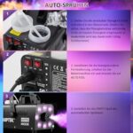 Nebelmaschine 500W mit RGB LED & Fernbedienung – AGPtEK Rauchmaschine 2000 CFM für Hochzeiten, Halloween & Shows