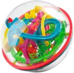 ADDICTABALL 3D Kugellabyrinth 20 cm – Geschicklichkeitsspiel mit 138 Etappen für Kinder & Erwachsene