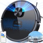 Lubluelu SL60D Saugroboter mit Wischfunktion, 4000Pa, Lasernavigation & APP-Steuerung