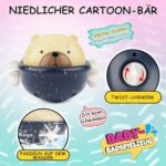 GILOBABY Badewannenspielzeug Set – Wasserspielzeug mit Bär, Kaktus & Tasse, Geschenk für Babys ab 6 Monaten