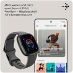 Fitbit Sense 2 – Smartwatch mit GPS, EKG, Stress- & Schlaftracking – Fitnessuhr für Damen & Herren, kompatibel mit Android/iOS