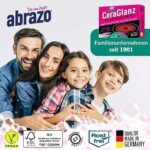 abrazo CeraGlanz – Antibakterieller Glaskeramik- & Ceranfeldreiniger, Kratzfreier Herdreiniger