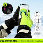 HIKENTURE Winterhandschuhe - Wasserdicht & Winddicht für Fahrrad, Ski & Outdoor