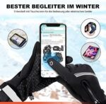HIKENTURE Fahrradhandschuhe – Winddichte, Rutschfeste MTB-Handschuhe mit Touchscreen für Herren & Damen