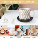 GARMEE Elektrischer Tassenwärmer – Smart Kaffeewärmer mit 2 Temperaturstufen für Tee, Kakao & Milch