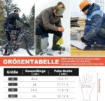 HIKENTURE Fahrradhandschuhe – Winddichte, Rutschfeste MTB-Handschuhe mit Touchscreen für Herren & Damen