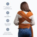 CuddleBug Tragetuch für Neugeborene – Elastisches Babytrage für bis zu 16 kg, leicht zu binden
