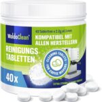 Reinigungstabletten 40x 2g – Kompatibel mit Delonghi, Siemens, Jura & mehr