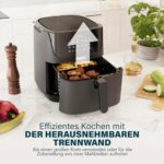 Princess Heissluftfritteuse – Digitaler Touchscreen, Ölfrei, Energiesparend, Verschiedene Programme