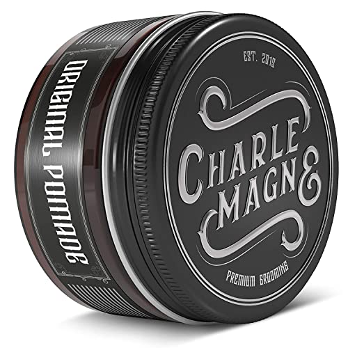 Charlemagne Original Pomade Wasserbasiert - Starker Halt, Edler Duft & Glanz