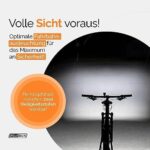 2RadWerk ED Fahrradleuchtenset - StVZO zugelassen - Umschaltbare 15-35 Lux Beleuchtung