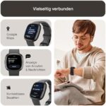 Fitbit Sense 2 – Smartwatch mit GPS, EKG, Stress- & Schlaftracking – Fitnessuhr für Damen & Herren, kompatibel mit Android/iOS