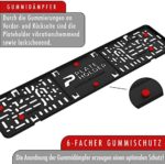 PLATEHOLDER® Premium rahmenlose Kennzeichenhalter - Auto Nummernschildhalter