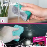 abrazo CeraGlanz – Antibakterieller Glaskeramik- & Ceranfeldreiniger, Kratzfreier Herdreiniger