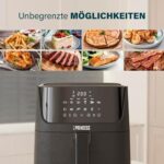 Princess Heissluftfritteuse – Digitaler Touchscreen, Ölfrei, Energiesparend, Verschiedene Programme