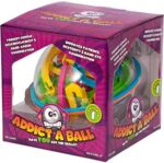 ADDICTABALL 3D Kugellabyrinth 20 cm – Geschicklichkeitsspiel mit 138 Etappen für Kinder & Erwachsene