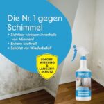 ABACUS® Schimmelentferner Spray & Gel – Starkes Antischimmel-Set mit Hafteffekt, entfernt Schimmel & Stockflecken in Minuten