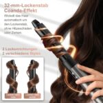 6-in-1 Airstyler: Ionen Föhn, Automatischer Lockenstab & Glättbürste – Profi-Hairstyler mit 110.000 U/Min
