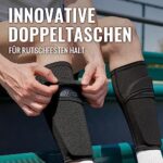 Kinder Schienbeinschoner Fussball inkl. Stutzen mit Optimierter Einstecktasche - Schienbeinschoner zum Einschieben