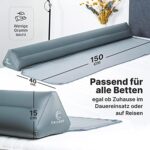 CHILDOO Rausfallschutz [2er Set] – Aufblasbares Bettschutzgitter für Kinder, ideal für Zuhause, Reisen & Grosseltern