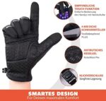 HIKENTURE Fahrradhandschuhe – Winddichte, Rutschfeste MTB-Handschuhe mit Touchscreen für Herren & Damen