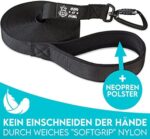 HUND IST KÖNIG Schleppleine – 5-20m robuste Hundeleine mit Griffpolster & Sicherheitskarabiner + eBook