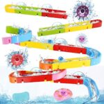 Nuheby Badewannenspielzeug Set – DIY Murmelbahn für Kinder ab 3 Jahren