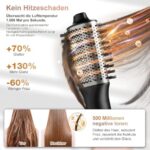 6-in-1 Airstyler: Ionen Föhn, Automatischer Lockenstab & Glättbürste – Profi-Hairstyler mit 110.000 U/Min