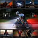 BOLEi LED Fahrradlicht Set 100 LUX - USB Aufladbare StVZO-zugelassene Fahrradbeleuchtung