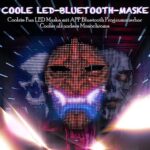 megoo Led Maske mit Bluetooth Programmierbar,Led Masken mit Gestenerkennung