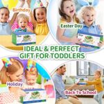 Montessori Spielzeug ab 1 Jahr – Holz Karotten Steckspiel für Mädchen & Jungen | Motorikspielzeug & Geschenk