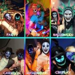 megoo Led Maske mit Bluetooth Programmierbar,Led Masken mit Gestenerkennung