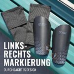 Kinder Schienbeinschoner Fussball inkl. Stutzen mit Optimierter Einstecktasche - Schienbeinschoner zum Einschieben