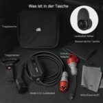 dé Mobile Wallbox & Ladekabel – Einstellbare Ladeleistung, Typ 2, 7,4–11kW, kompatibel mit Model Y/3, ID.3/4/5, Zoe & mehr – Bild 7