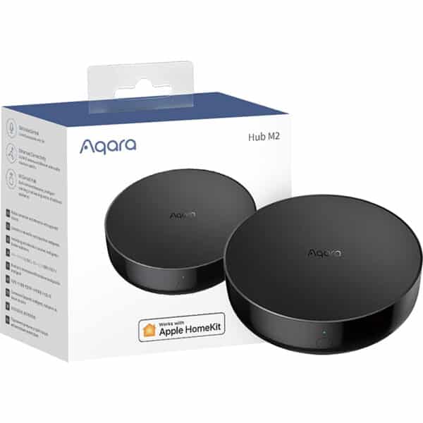 Aqara Smart Home Hub M2 – Smart Bridge, IR-Fernbedienung, Alexa/Google/HomeKit kompatibel, Schwarz