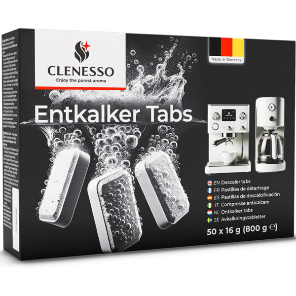CLENESSO Entkalkungstabletten für Kaffeevollautomaten