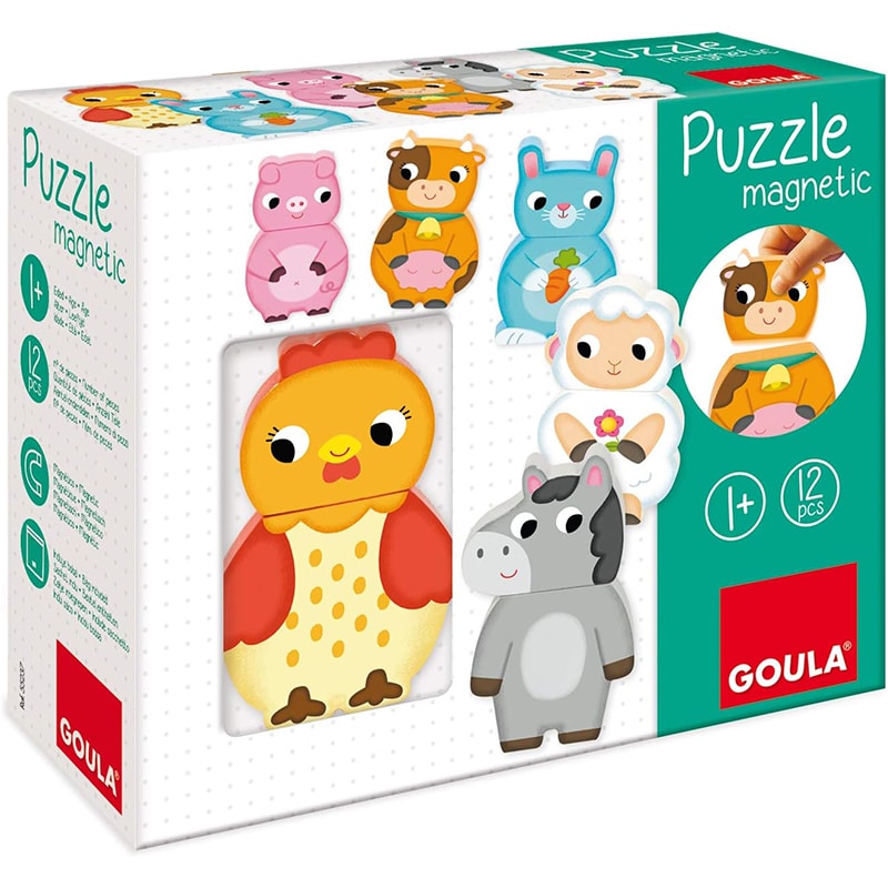 Goula 1 Goula Magnetisches Holzpuzzle