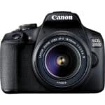 Canon EOS 2000D DSLR Kamera - 24,1 MP, EF-S 18-55mm Objektiv, Full-HD, WiFi, Schwarz