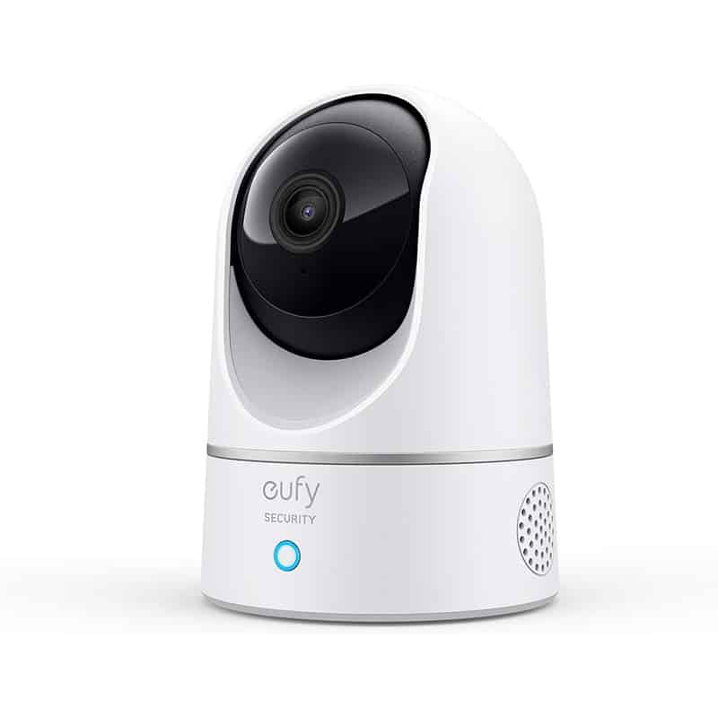 eufy Security Indoor Cam E220 - 2K WLAN Überwachung, Schwenkbar, Nachtsicht, Personen- & Tiererkennung, HomeBase 3