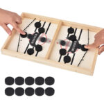 Hockey Brettspiel, Holz Schnell Sling Puck Match-Spiel